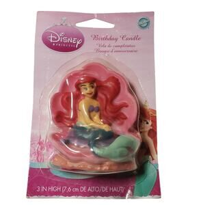 Wilton's Disney Little Mermaid Ariel Birthday Candle Any Age